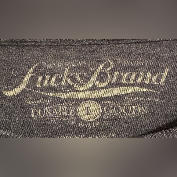 LUCKY BRAND Men’s Large Tavern Social T-Shirt - Picture 2 of 3